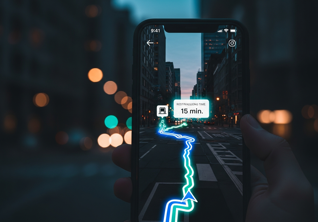 Walking and driving navigation